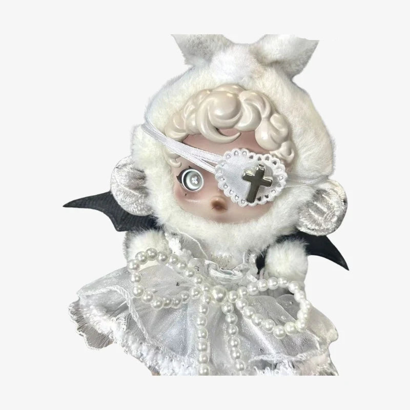 skullpanda clothes Black Angel (clothes - blindfold - wings)