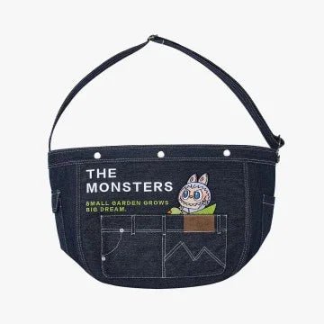 THE MONSTERS FALL IN WILDSERlES-Denim Messenger Bag