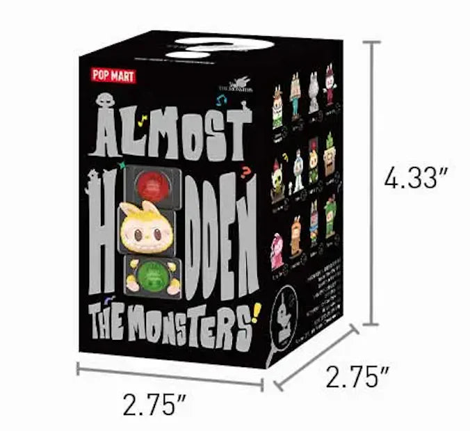 The Monsters LABUBU Almost Hidden Series Figures, Blind Box