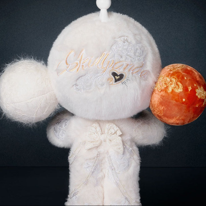 MEGA α SKULLPANDA 400% White Moon