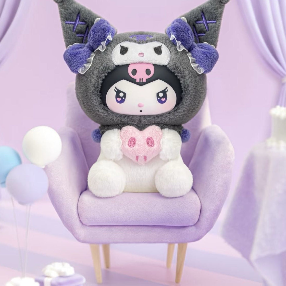 SRO Kuromi Party Series Plush Pendant Dolls, Blind Box