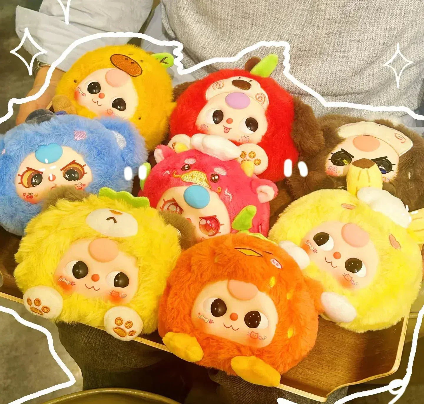 Baby Three Really Love You Series Plush Dolls. Blind Box