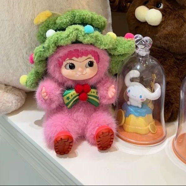 WAKUKU Santa Cutie in Pink Series Vinyl Plush Limited Figure