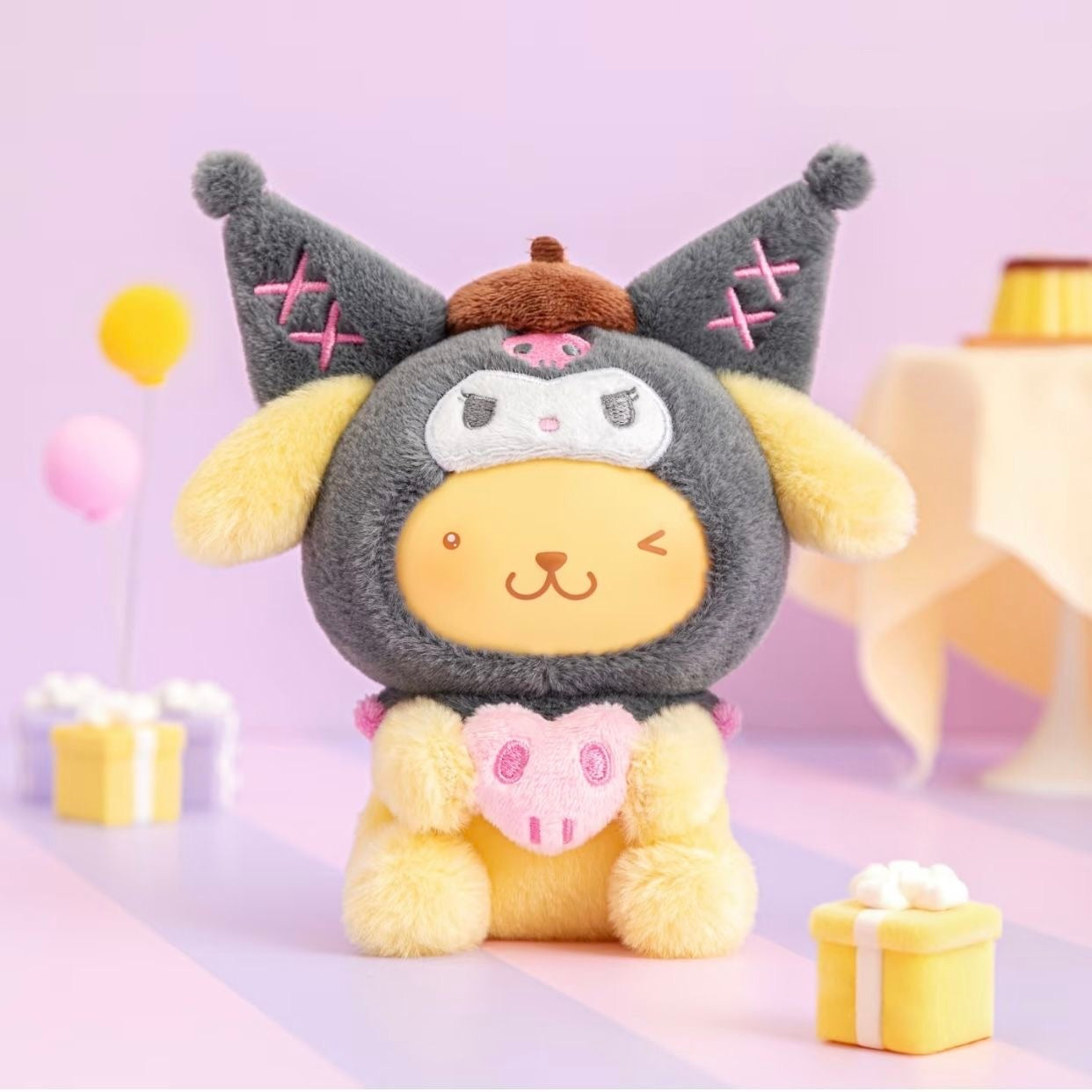 SRO Kuromi Party Series Plush Pendant Dolls, Blind Box