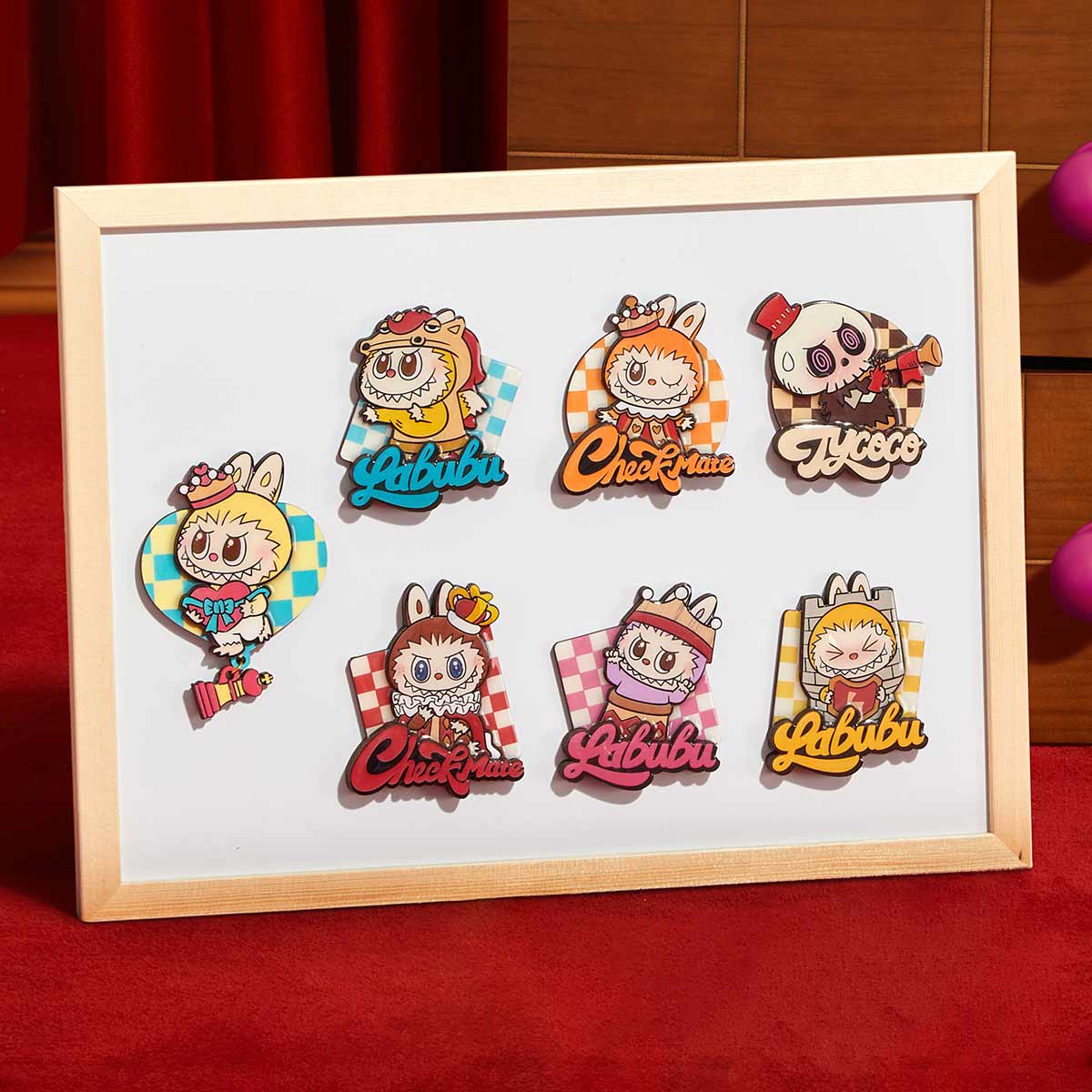 THE MONSTERS LABUBU Let's Checkmate Series-Fridge Magnet Blind Box