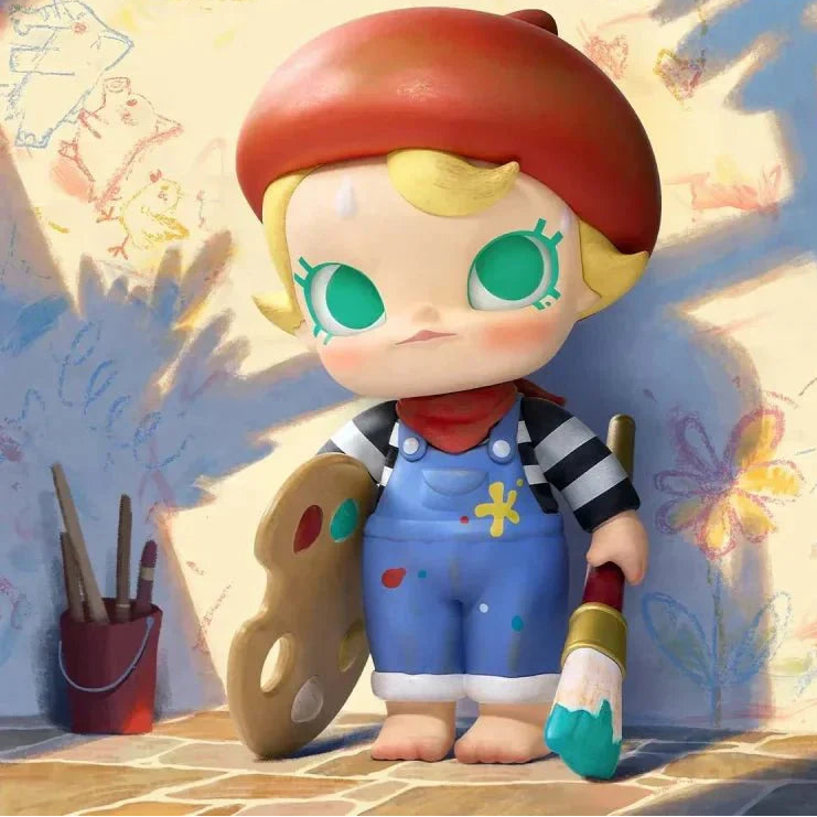 Baby Molly Future Painter Figurine