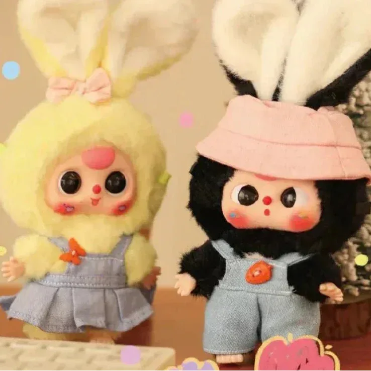 Baby Three Macaron Cute Bunny Series Plush Dolls. Blind Box
