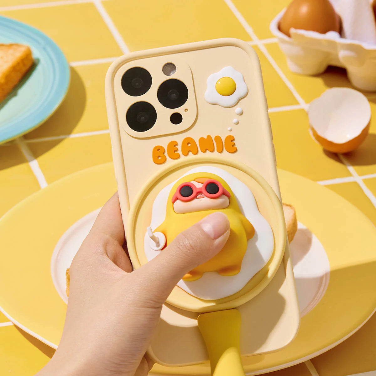 PUCKY Egg Beanie Series-Phone Case