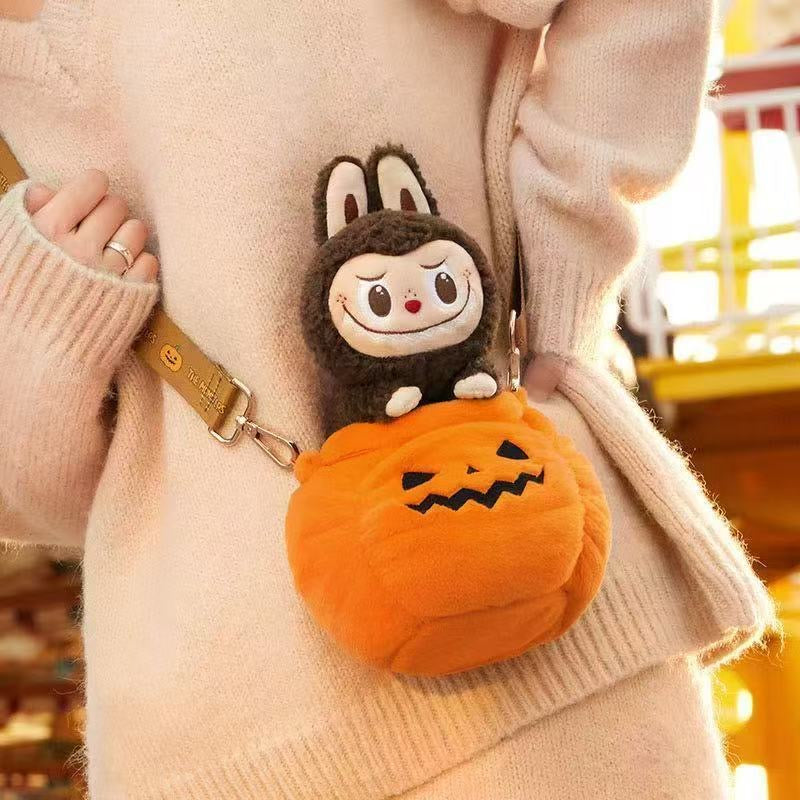 POPMART The Monster labubu pumpkin bag Halloween