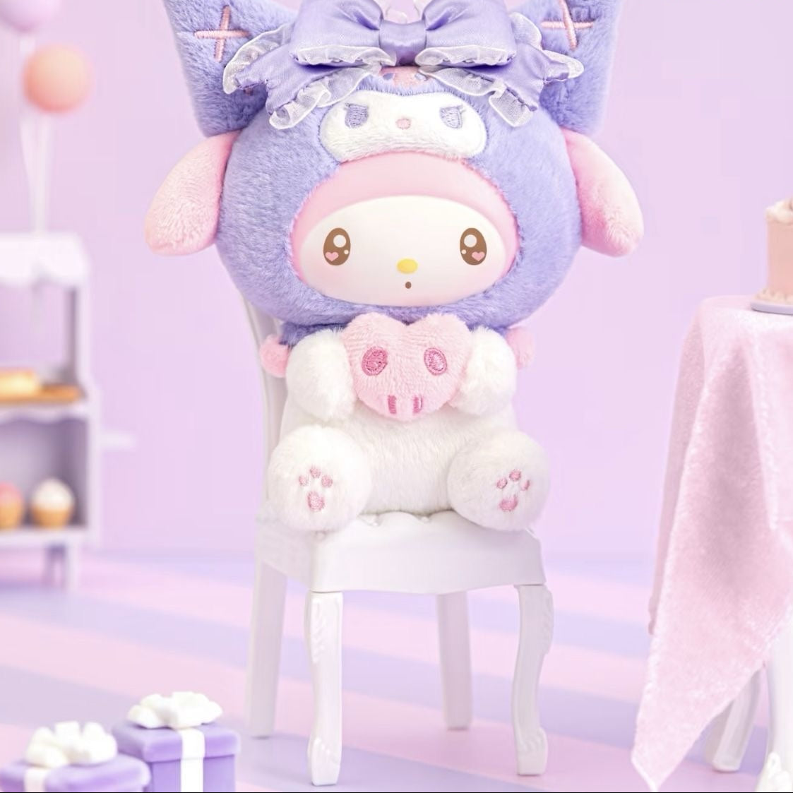 SRO Kuromi Party Series Plush Pendant Dolls, Blind Box