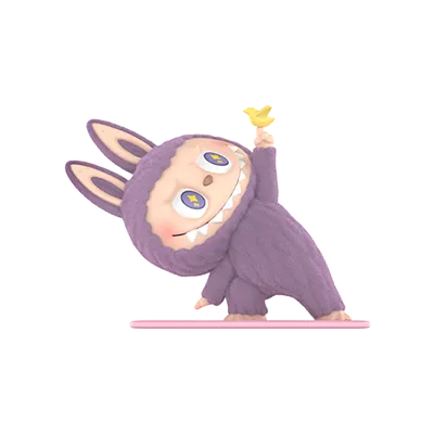 THE MONSTERS Labubu Lazy Yoga Series Figures