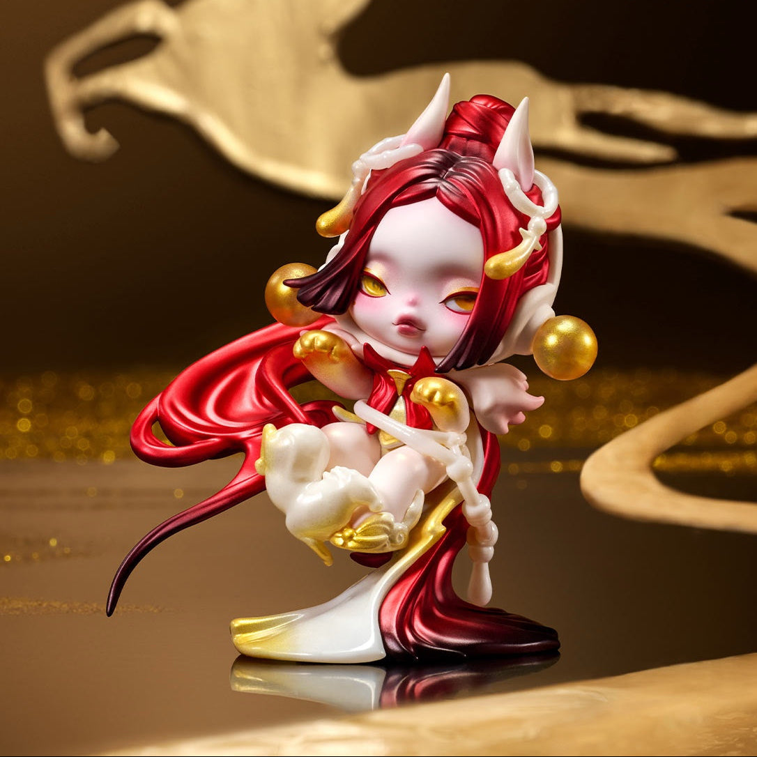 SKULLPANDA Celestial Horse Figure