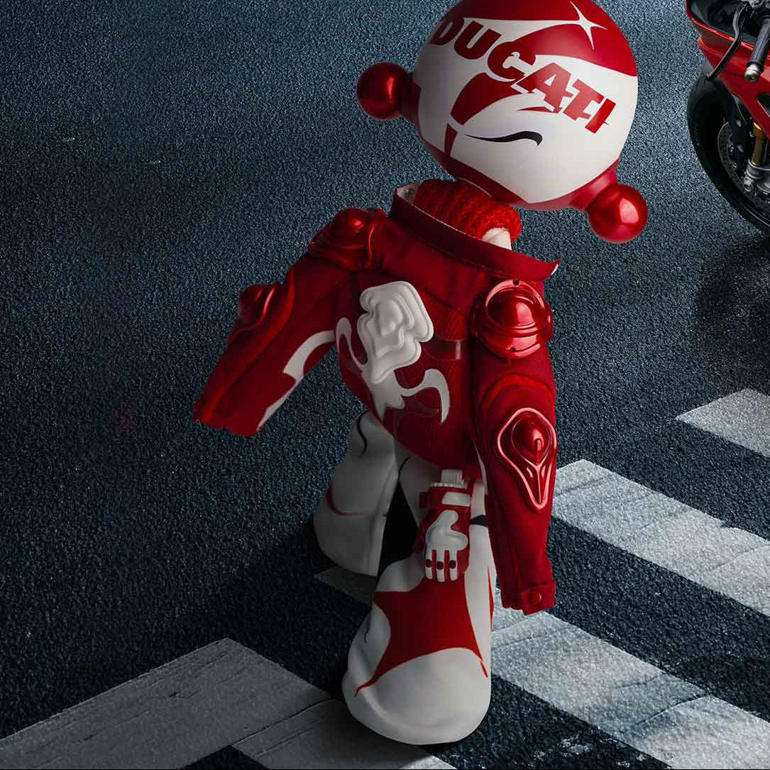 SKULLPANDA × DUCATI 1/6 Action Figure Pop Mart