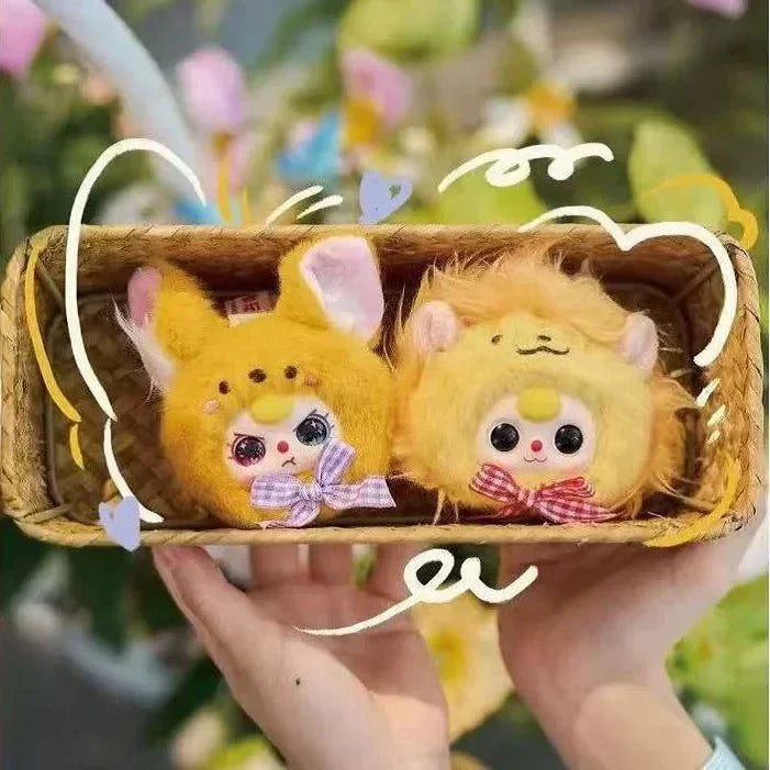 Baby Three Vanity Mirror Series Plush Dolls. Blind Box