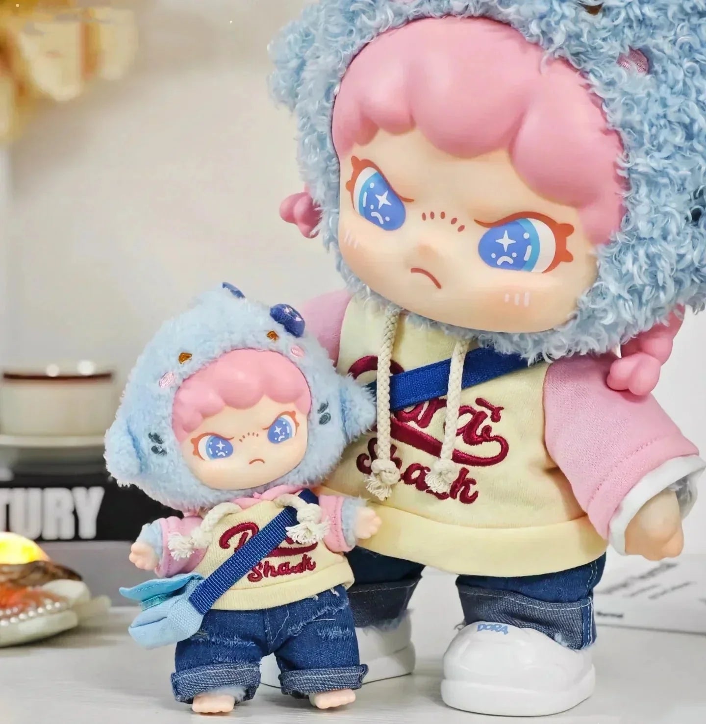 Dora Sharky Lala Girl Vinyl Plush Doll & Pendant