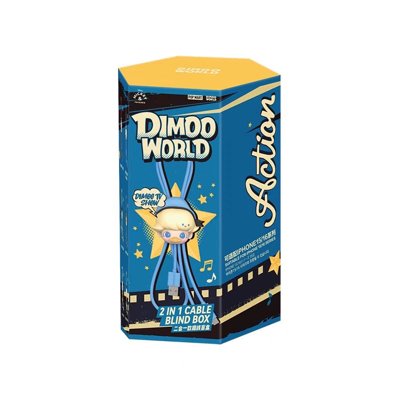 POP MART DIMOO WORLD × DSN Series-2 in 1 Cable, Blind Box