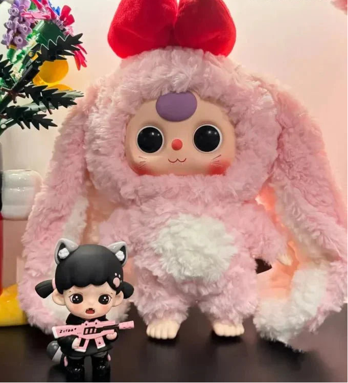 Baby Three-400% Big Baby Series Plush Dolls. Blind Box