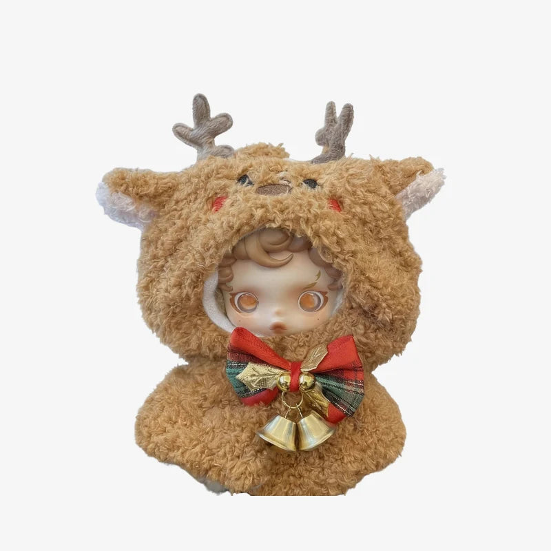 skullpanda clothes Christmas elk hooded shawl