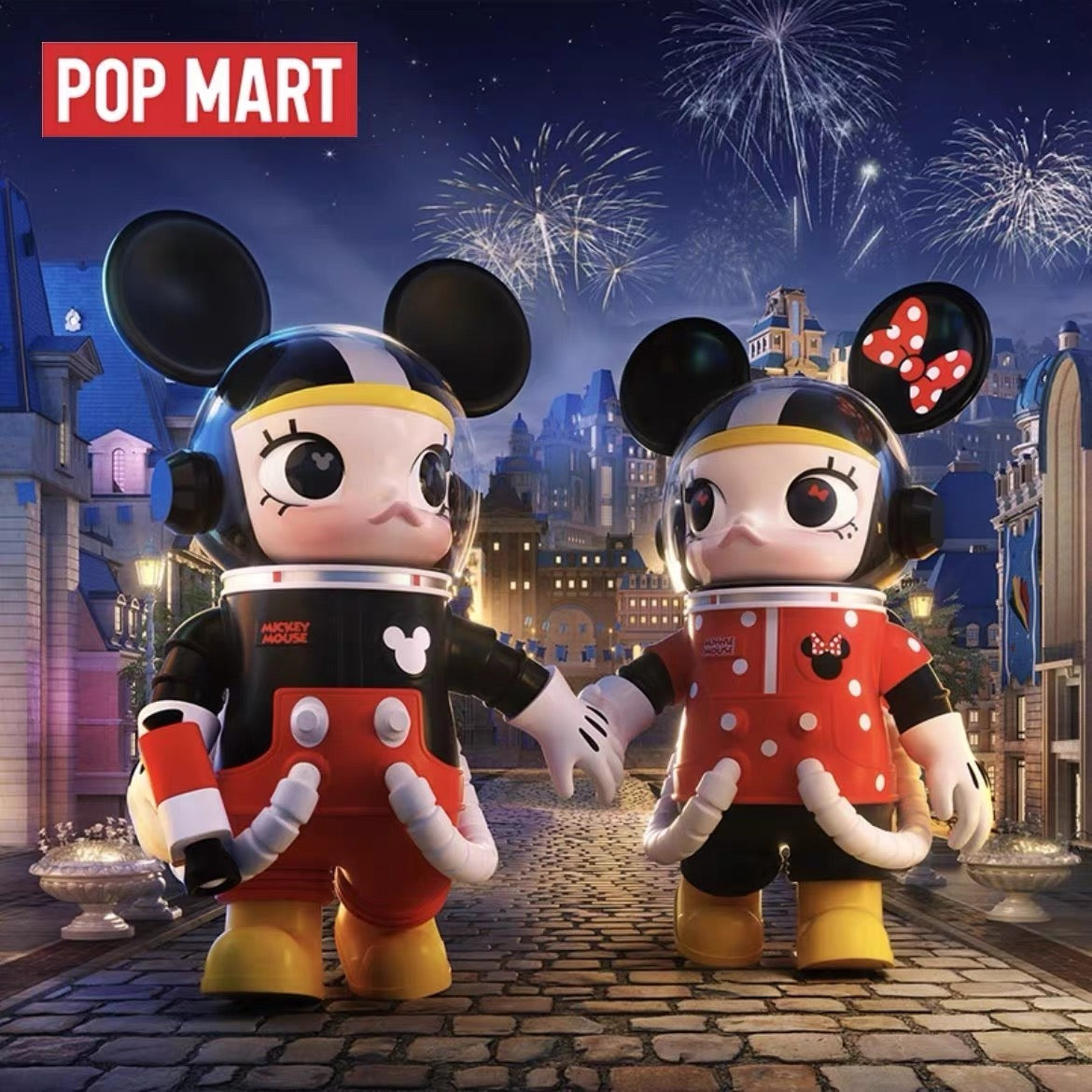 POP MART MEGA SPACE MOLLY 400% MINNIE & MICKEY 400% Series