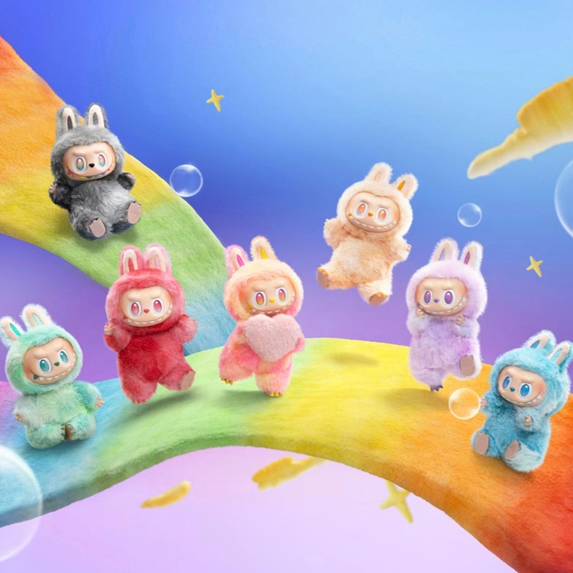 THE MONSTERS LABUBU V3 Big Into Energy Series Plush Dolls Pop Mart Blind Box