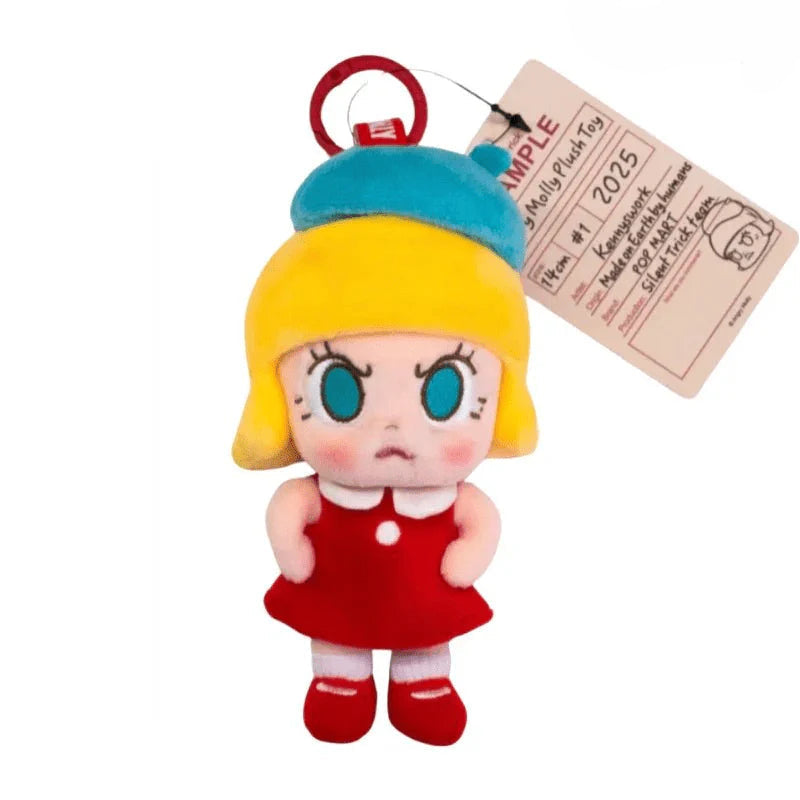 POPMART Angry MOLLY 2025 PTS Exhibition limited edition vinyl plush pendant