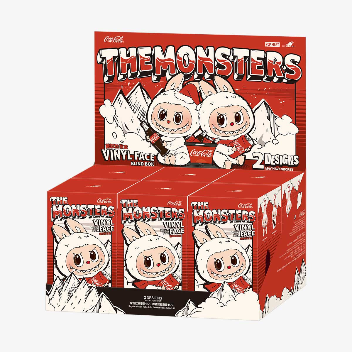 THE MONSTERS Labubu COCA COLA Series Vinyl Plush Dolls, Blind Box