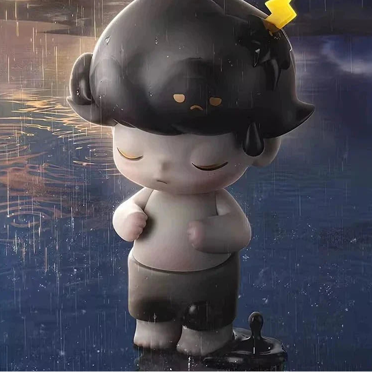 MEGA JUST DIMOO 400% Thundershower Series PVC Figure