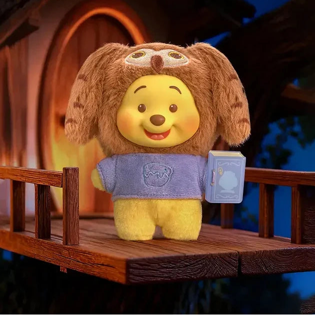 TOP TOY Winnie the Pooh Animal Storybook Series Plush Keychain Blind Box