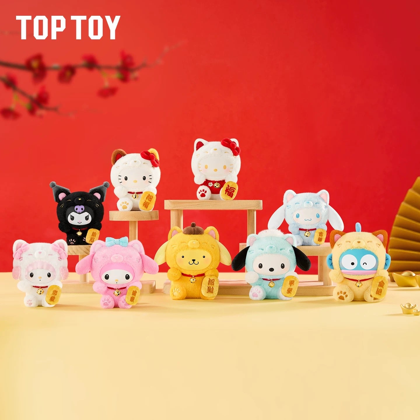 TOPTOY Sanrio family lucky cat series blind box