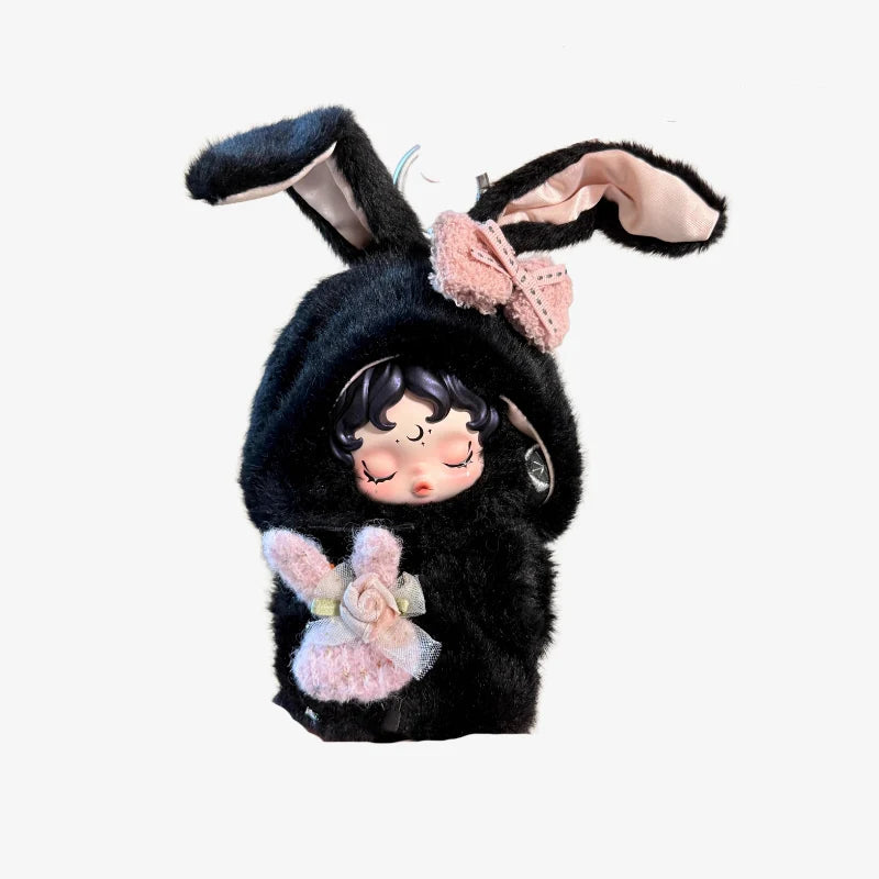 skullpanda clothes Black Pink Rabbit Set