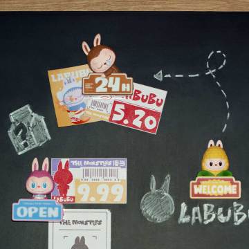 THE MONSTERS LABUBU Wacky Mart Series-Fridge Magnet Blind Box