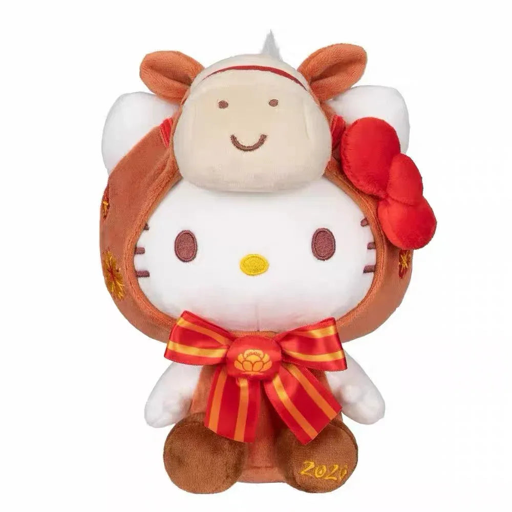 Hello kitty New Year Year of the Horse limited edition plush cartoon doll