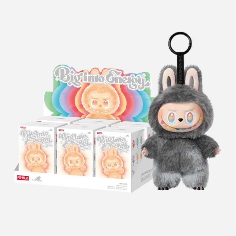 THE MONSTERS LABUBU V3 Big Into Energy Series Plush Dolls Pop Mart Blind Box