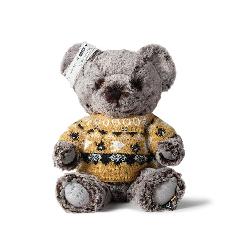 HIRONO Living Wild Snow Frost Plush Bear bag