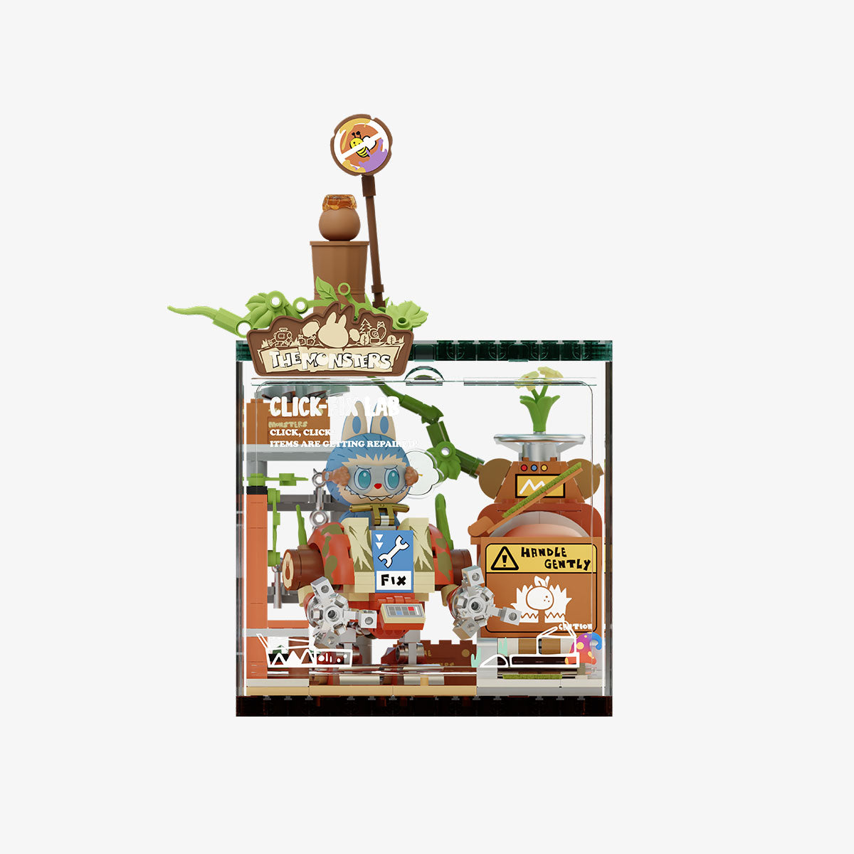 THE MONSTERS  labubu Forest Secret Base Series Blocks