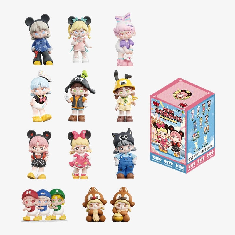 TOP TOY DISNEY DORA Loves Mickey Series Figures Blind Box