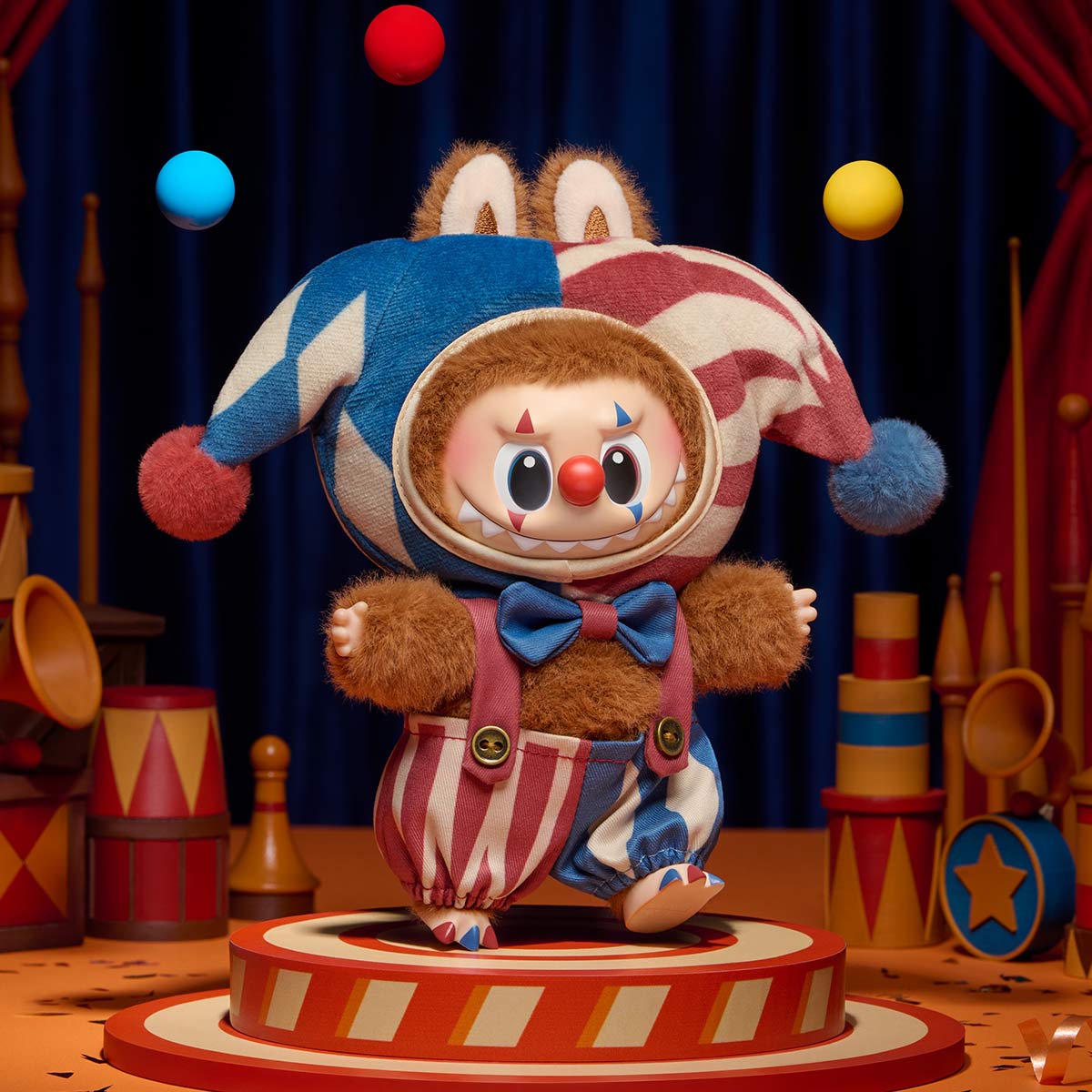 Labubu The Monsters Why So Serious Series Plush Pendant POP MART Blind Box