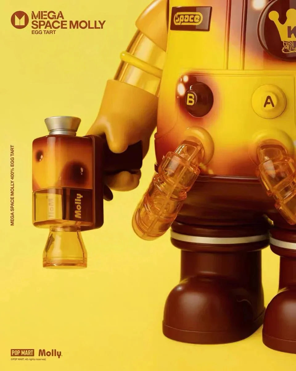POP MART MEGA SPACE MOLLY 400% EggTart Macao Limitted