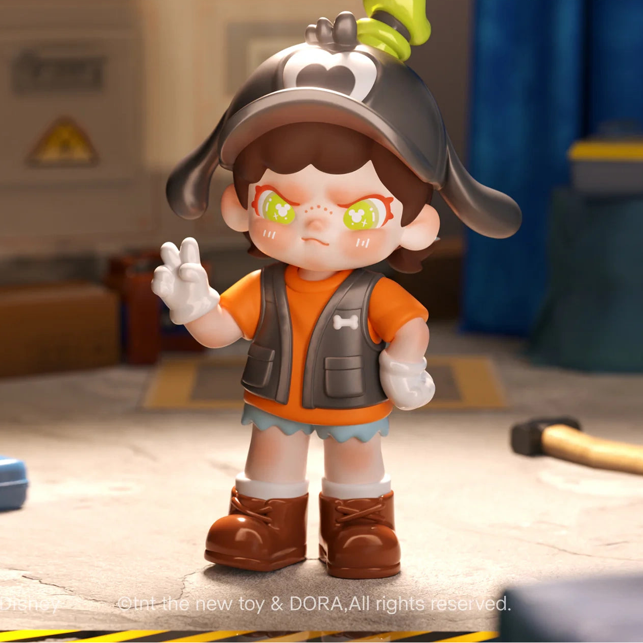 TOP TOY DISNEY DORA Loves Mickey Series Figures Blind Box