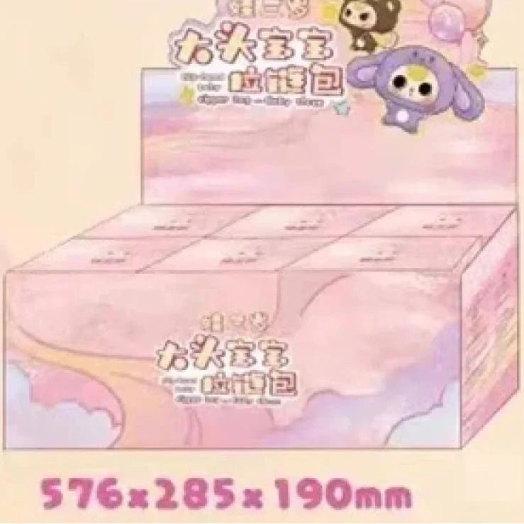 Baby Three - Big Head Baby Zipper Bag Plush Dolls. Blind Box