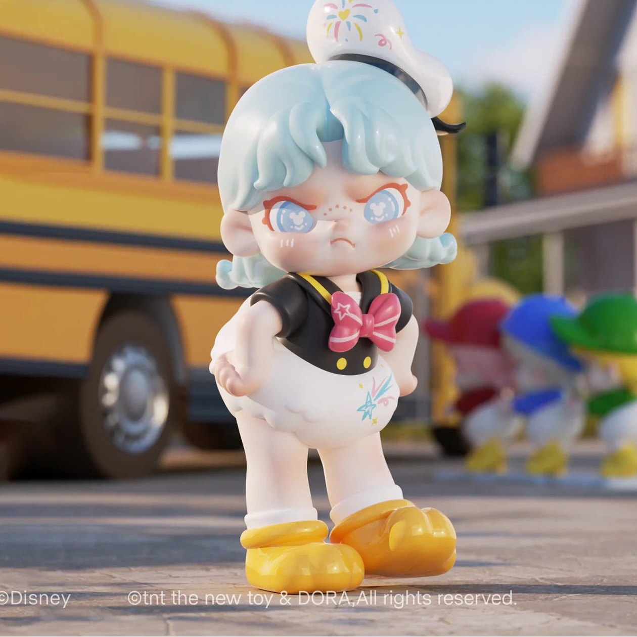 TOP TOY DISNEY DORA Loves Mickey Series Figures Blind Box