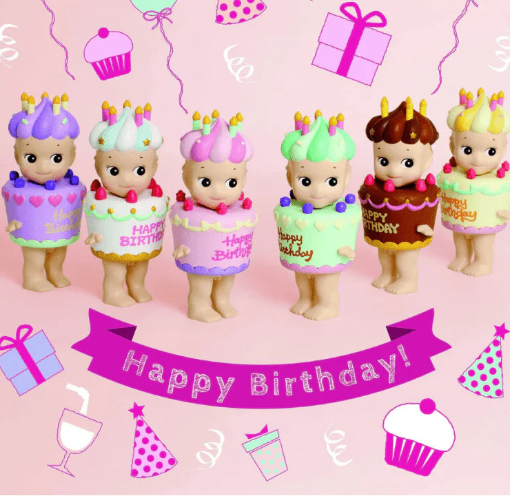 Sonny Angel Birthday Gift Series Figures, Blind Box