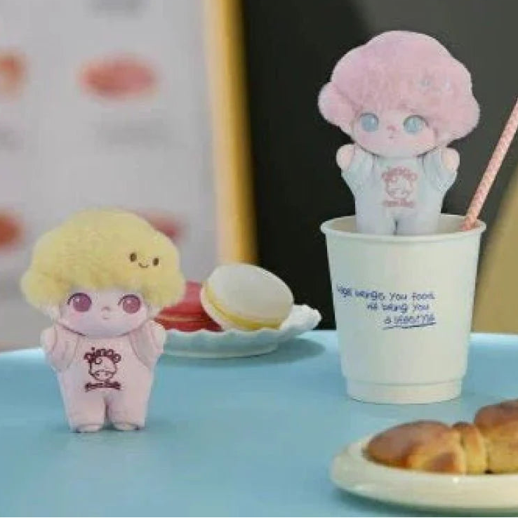 POPMART DIMOO Crush on Coffee Series-Soft-faced Plush Keychain Blind Box