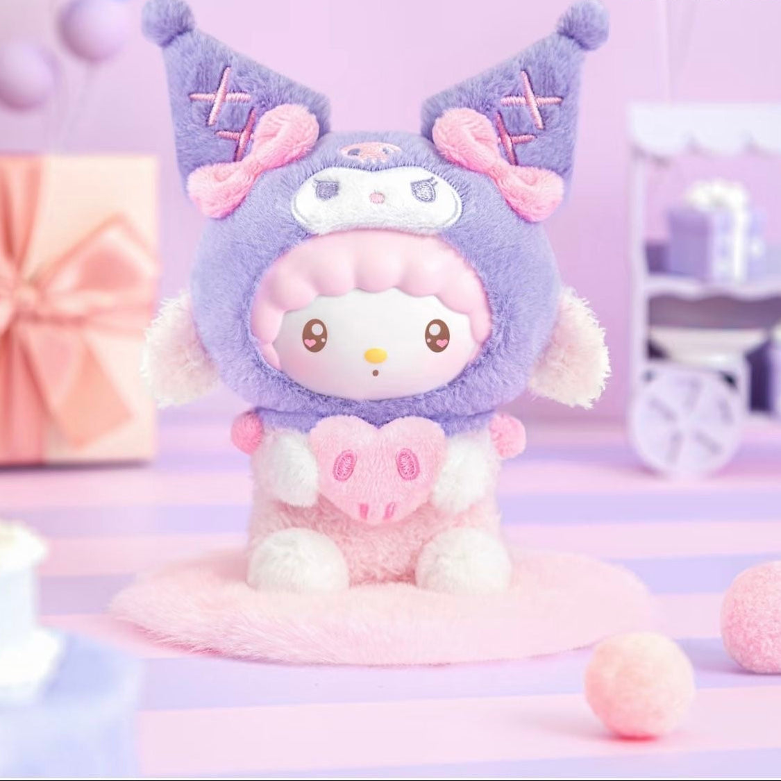 SRO Kuromi Party Series Plush Pendant Dolls, Blind Box