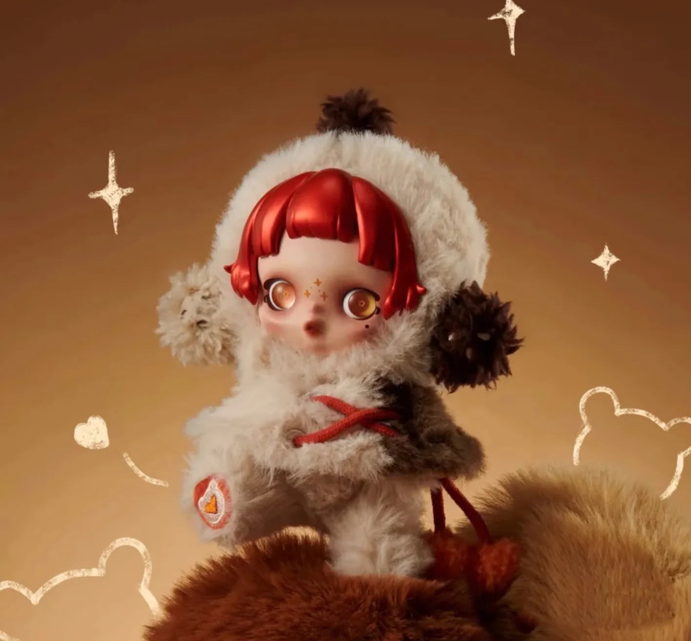 SKULLPANDA Winter Symphony Series Plush Dolls, Blind Box