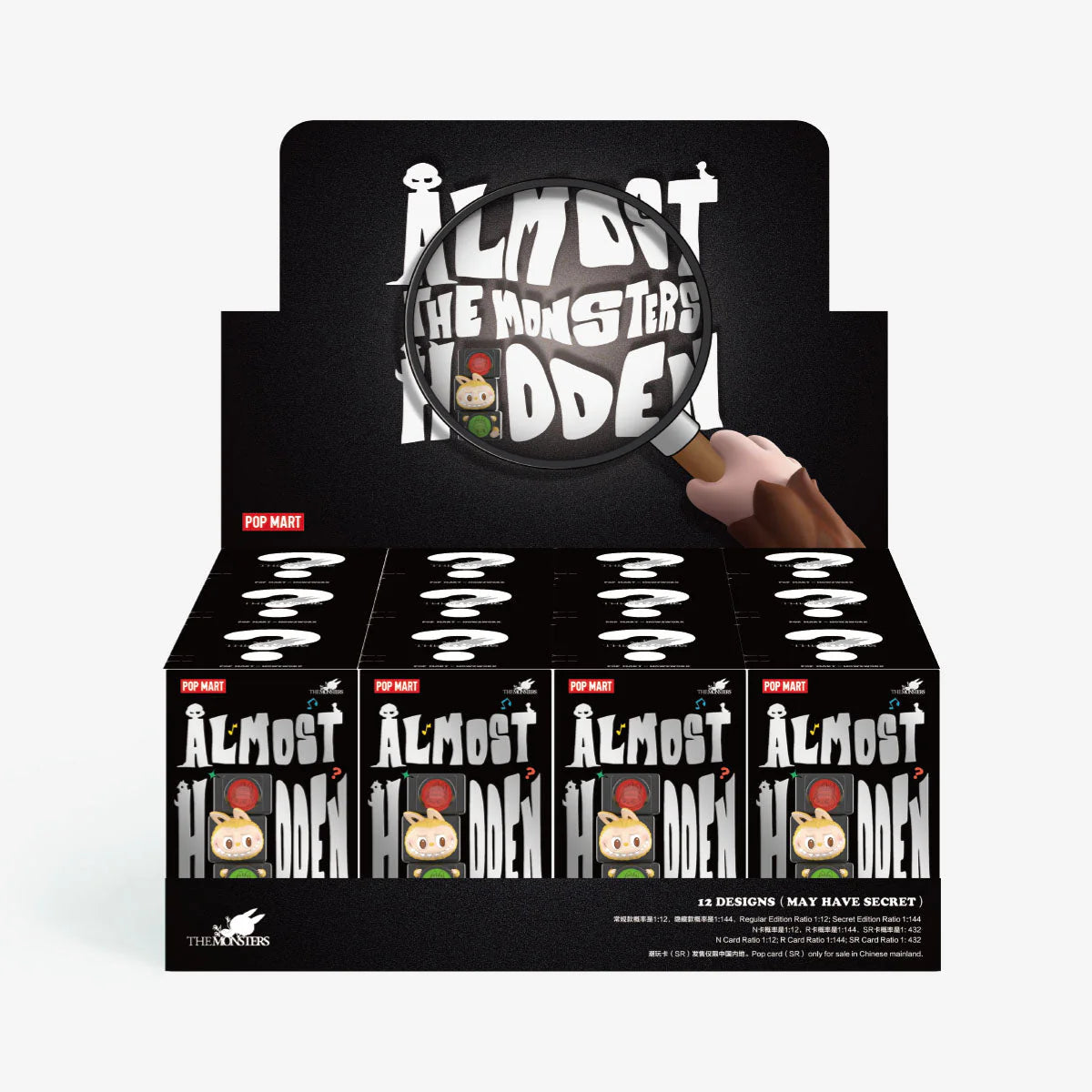 The Monsters LABUBU Almost Hidden Series Figures. Blind Box