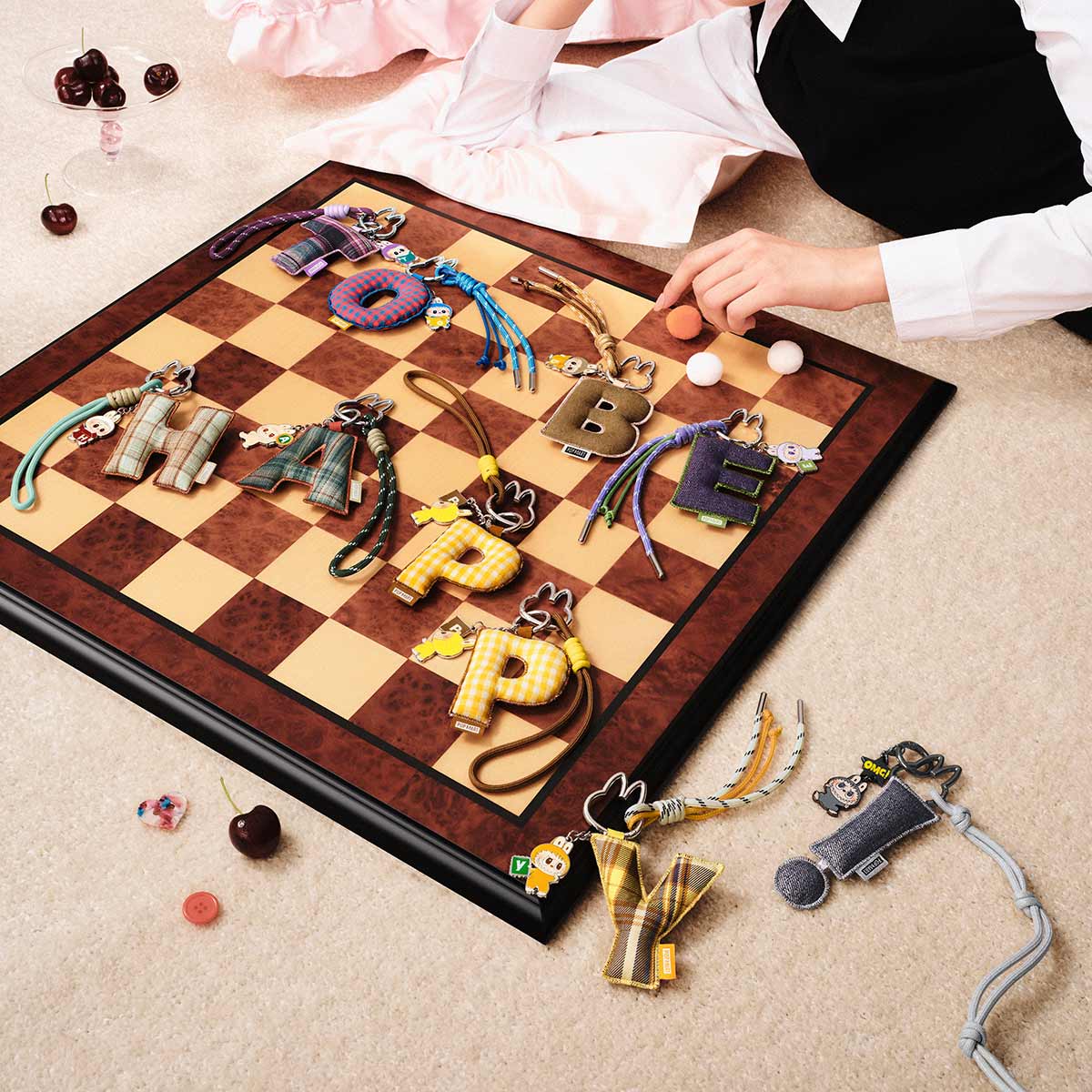 THE MONSTERS Pin for Love Series- Letter Pendant Blind Box