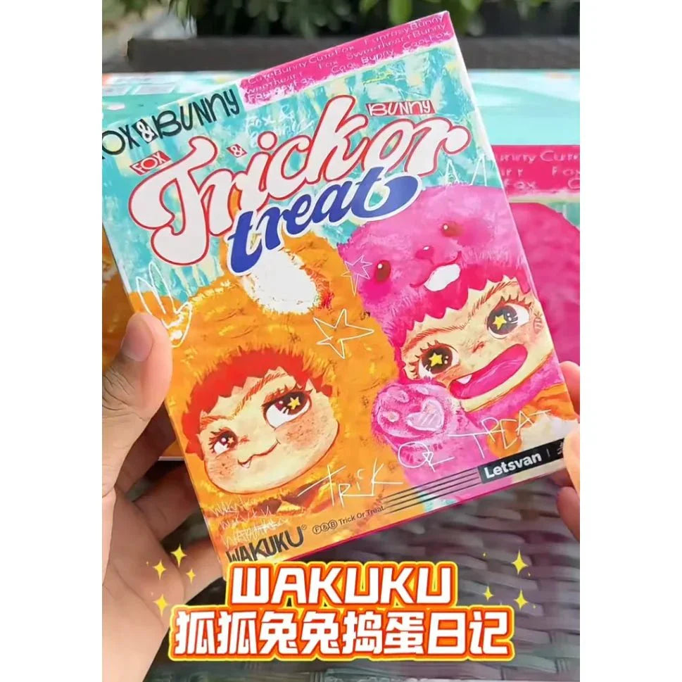 WAKUKU V2 Trick Or Treat Series Plush Dolls. Blind Box