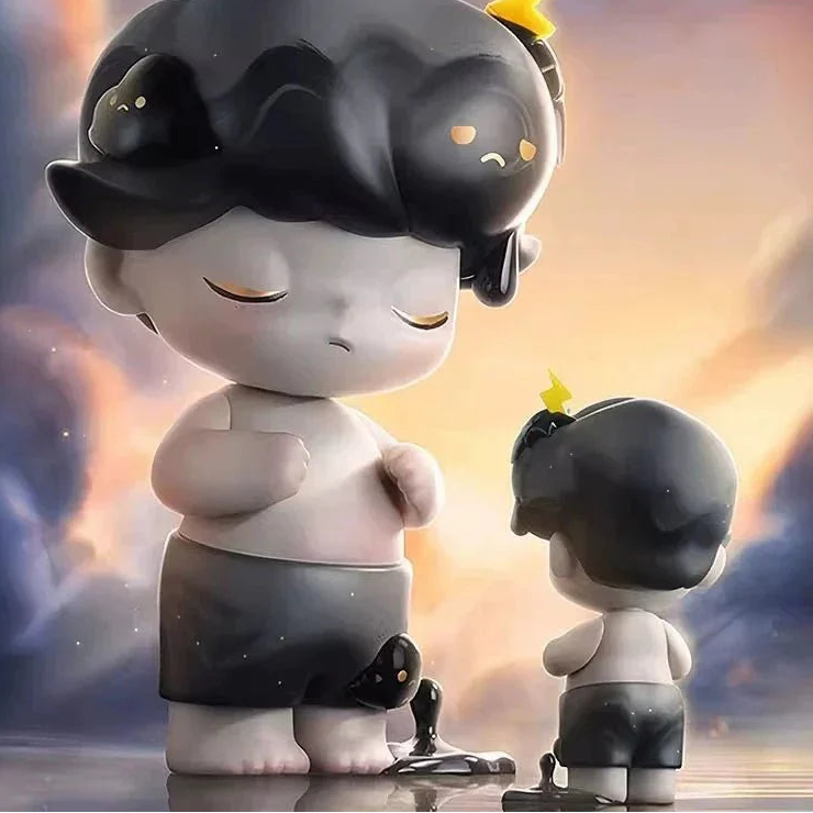 MEGA JUST DIMOO 400% Thundershower Series PVC Figure