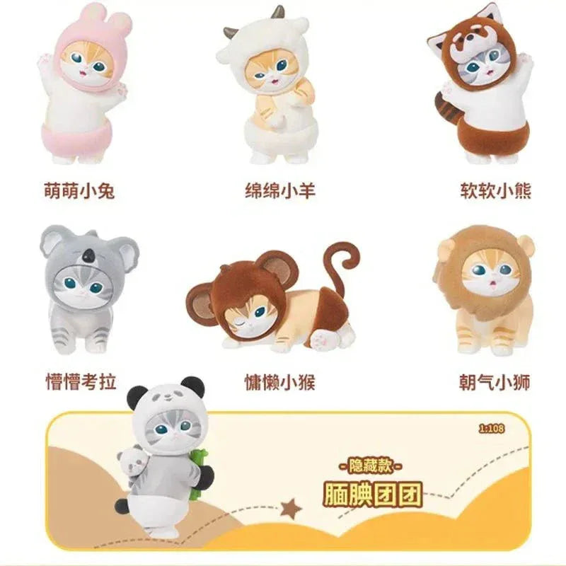 Mofusand Fluffy Party Series Figures. Blind Box - PopNya